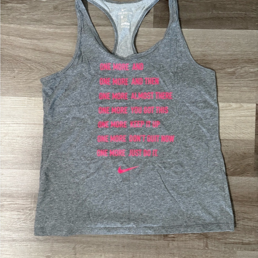 Nike women’s racer back tank top in size Medium